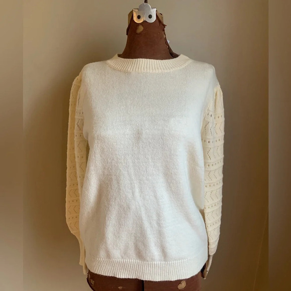 And the why sweater, cream white sweater - Picture 1 of 8